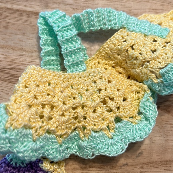 Hand Crochet Romper with Dress New Made for Madeline & Friends 8β Doll - Picture 5 of 8